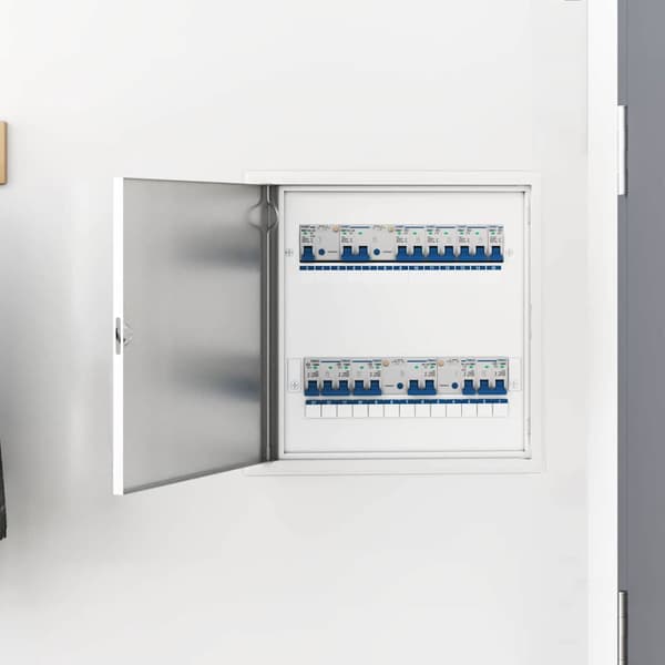 vidaXL Åtkomstpanel Vit 63 x 33 x 3 cm Stål
