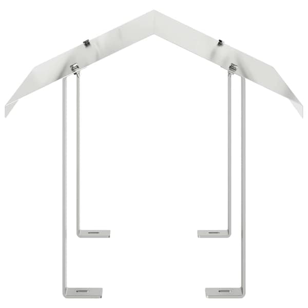 vidaXL Pipehette sølv 40 x 40 x 37,5 cm Rustfritt Stål