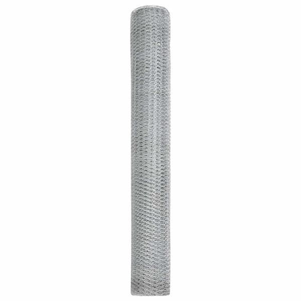 vidaXL Hexagonstängsel Silver 1,4 x 10 m Galvaniserat stål