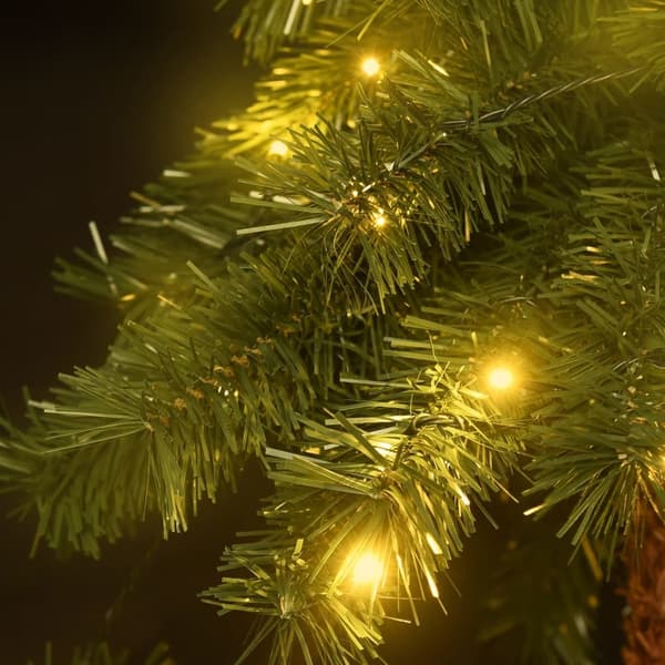 vidaXL Konstpalm med LEDs 150 cm