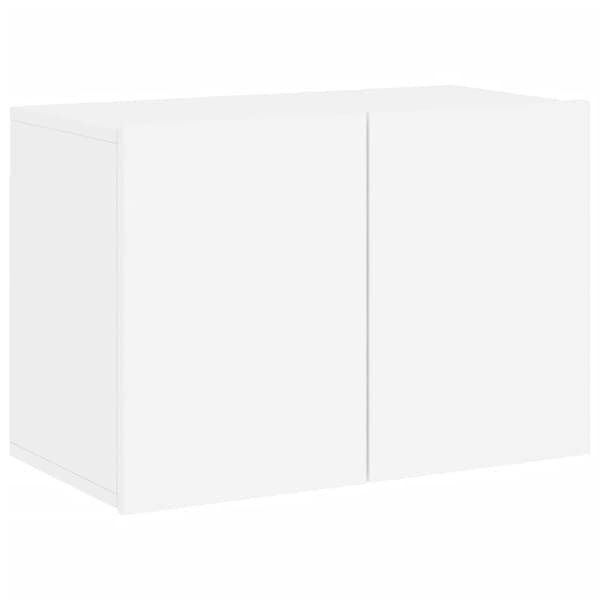vidaXL Väggmonterad tv-bänk vit 60x30x41 cm