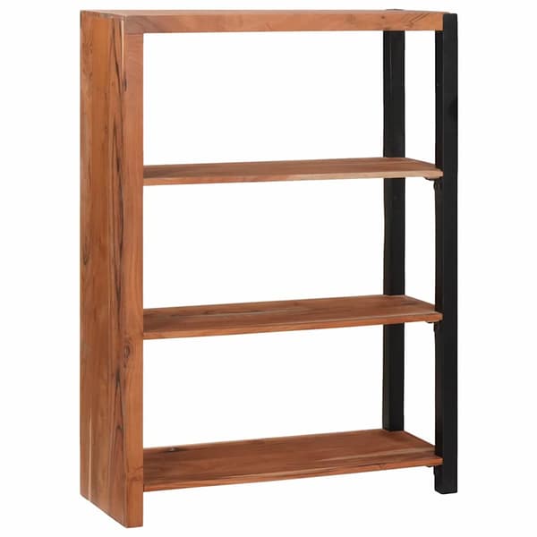 vidaXL Bokhylle Brun 80 x 30 x 110 cm Solid akasietre