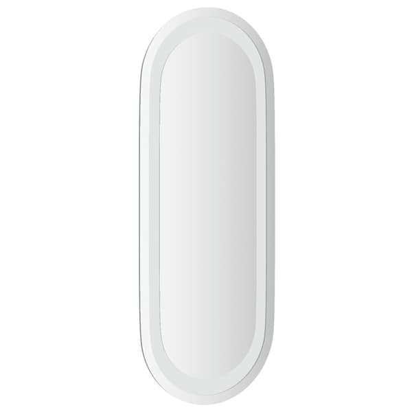 vidaXL LED-baderomsspeil 50x20 cm oval