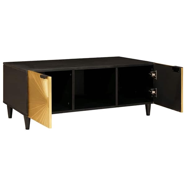 vidaXL Kaffebord 100 x 54 x 40 cm Massiv mango tre