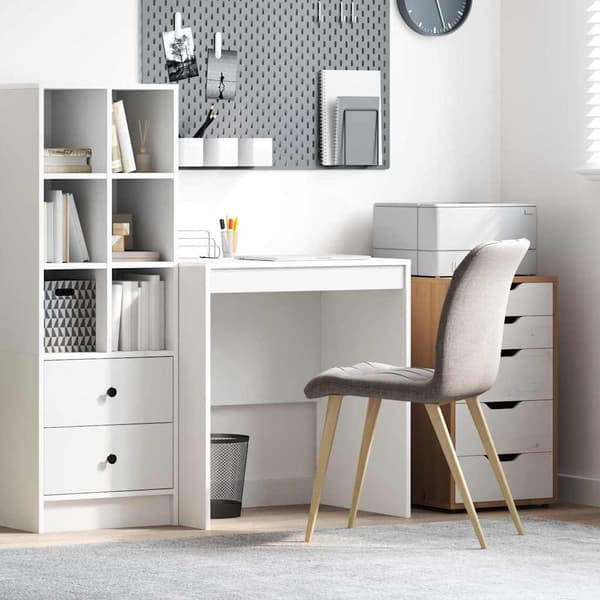 vidaXL Skrivbord Vit 70 x 50 x 76 cm