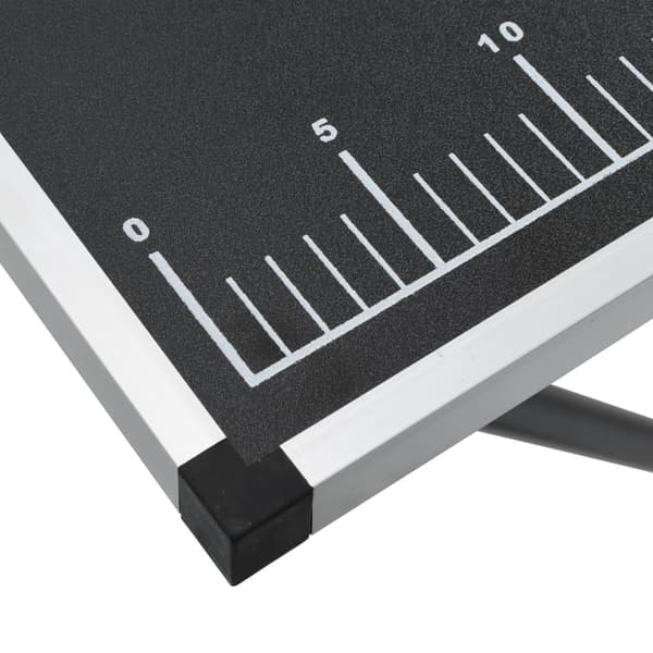 vidaXL Foldbart tapetbord MDF og aluminium 300x60x78 cm