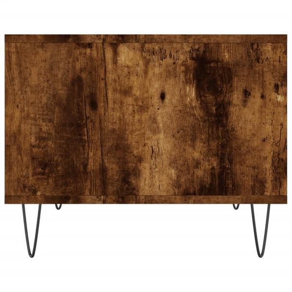 vidaXL Salongbord røkt eik 60x50x40 cm konstruert tre