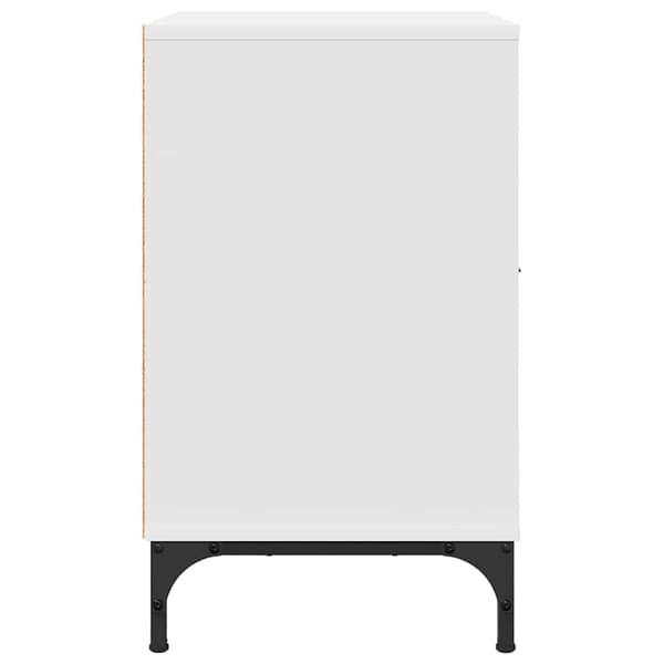 vidaXL Sängbord 2 st Vit 49 x 36 x 61 cm Konstruerat trä