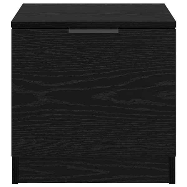 vidaXL Sengeskap 2 pcs Svart Eik 40 x 39 x 40cm Konstruert tre