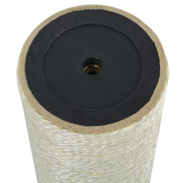 vidaXL Klorestativ til katt 8x30 cm 8 mm beige