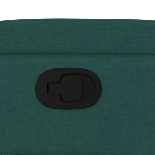 vidaXL Reclinerfåtölj mörkgrön tyg