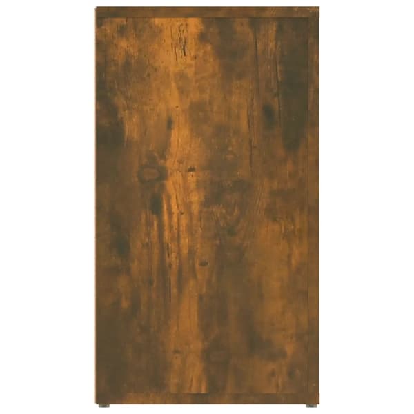 vidaXL Skjenk røkt eik 80x30x54 cm konstruert tre