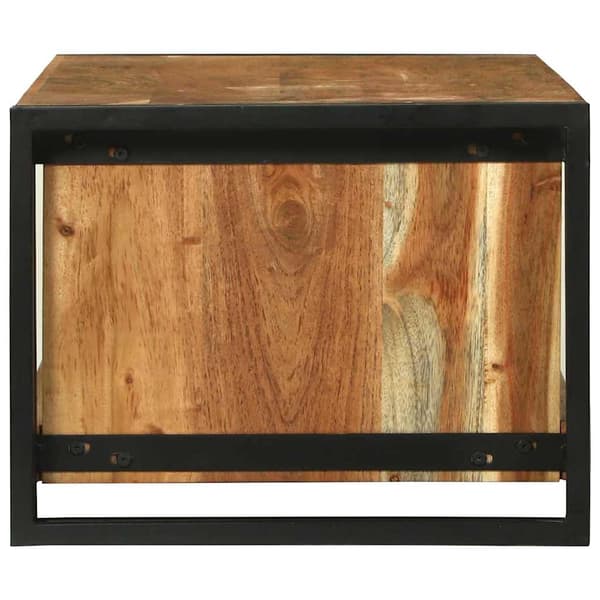 vidaXL Kaffebord Brun 120 x 50 x 38 cm Solid akasietre