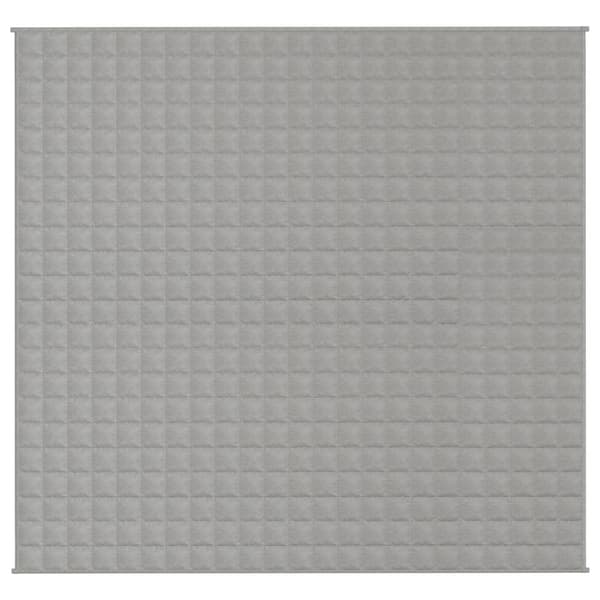 vidaXL Vektdyne grå 220x235 cm 11 kg stoff