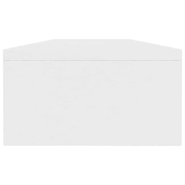 vidaXL Skärmställ vit 100x24x13 cm konstruerat trä