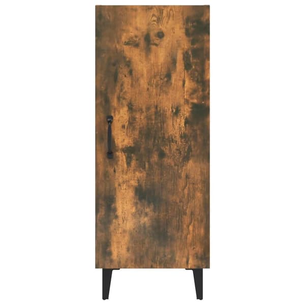 vidaXL Skjenk røkt eik 34,5x34x90 cm konstruert tre