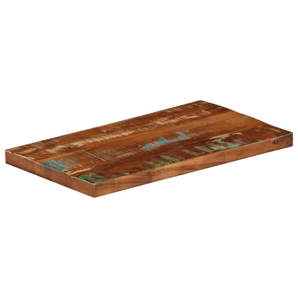 vidaXL Bordplate 60x20x3,8 cm rektangulær gjenvunnet heltre