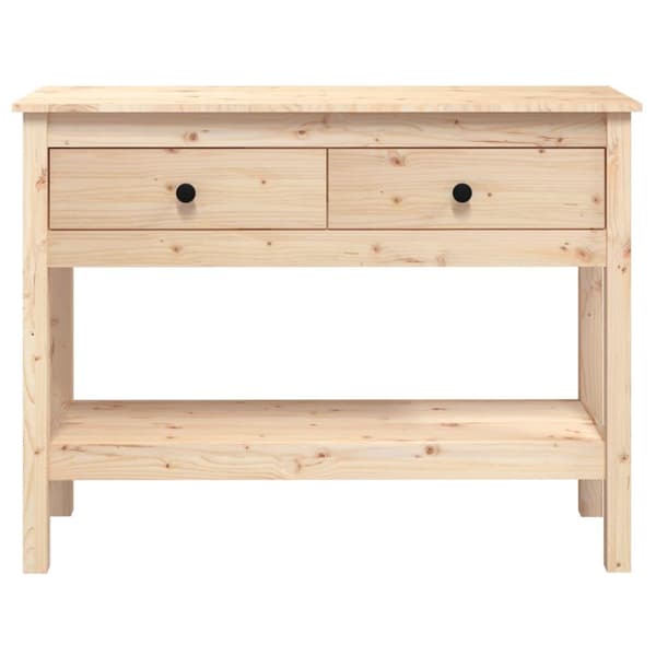 vidaXL Konsollbord 100x35x75 cm heltre furu