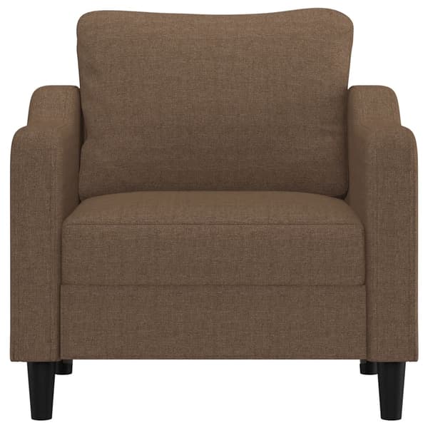 vidaXL Fåtölj brun 60 cm tyg