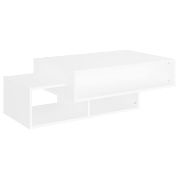 vidaXL Soffbord vit 105x55x32 cm spånskiva