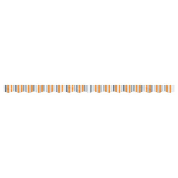 vidaXL Erstatningsstoff for markise flerfarget stripe 4 m