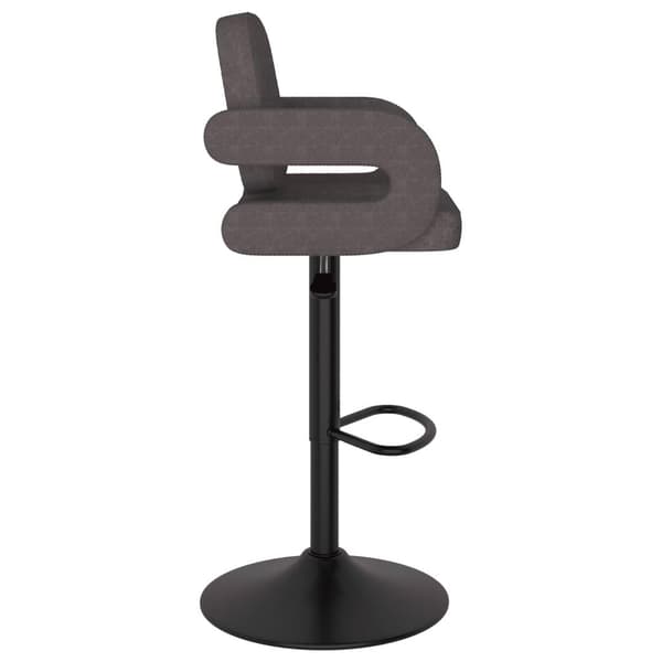 vidaXL Barstolar 2 st taupe tyg