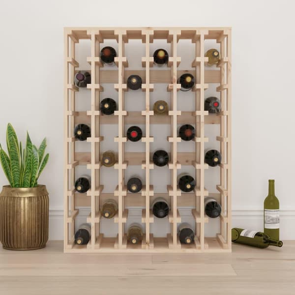 vidaXL Vinstativ 70x33x94 cm heltre furu