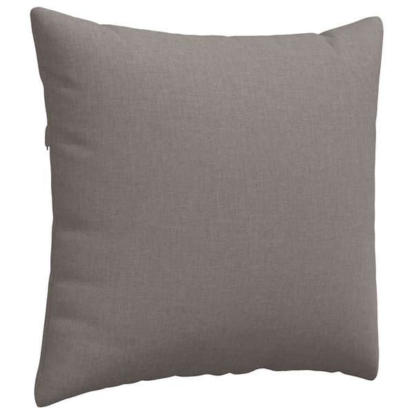 vidaXL Soffkuddar 2 st Gråbrun 45 x 45 cm tyg