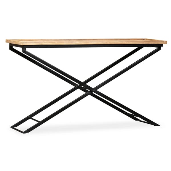 vidaXL Konsollbord mango heltre 130x40x80 cm