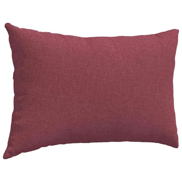 vidaXL Soffkuddar 2 st Vinröd 60 x 40 cm tyg