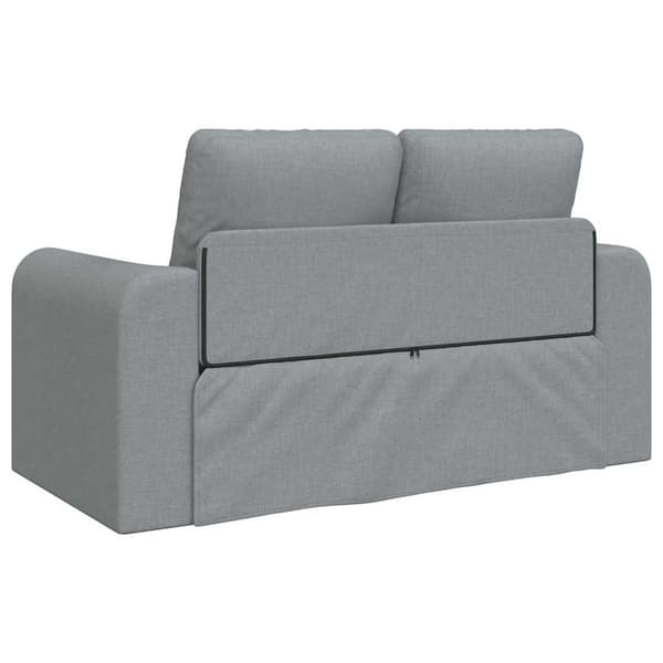 vidaXL Soffsäng 60cm Ljusgrå tyg