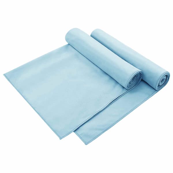 vidaXL Utomhus Stolhanddukar 2 st Blå 130 x 60 cm