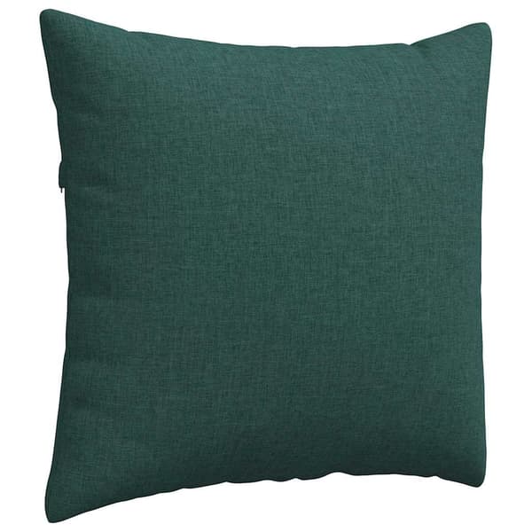 vidaXL Soffkuddar 2 st Mörkgrön 50 x 50 cm tyg