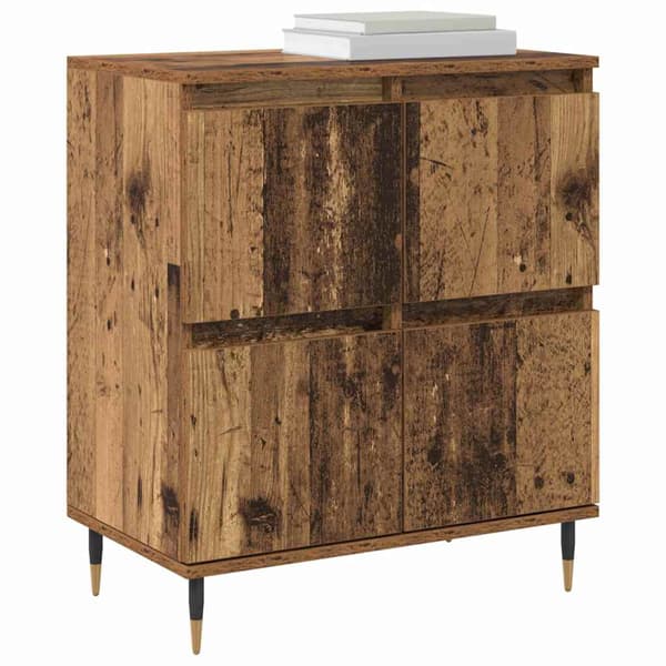 vidaXL Sideboard Gammalt trä 60 x 35 x 70 cm