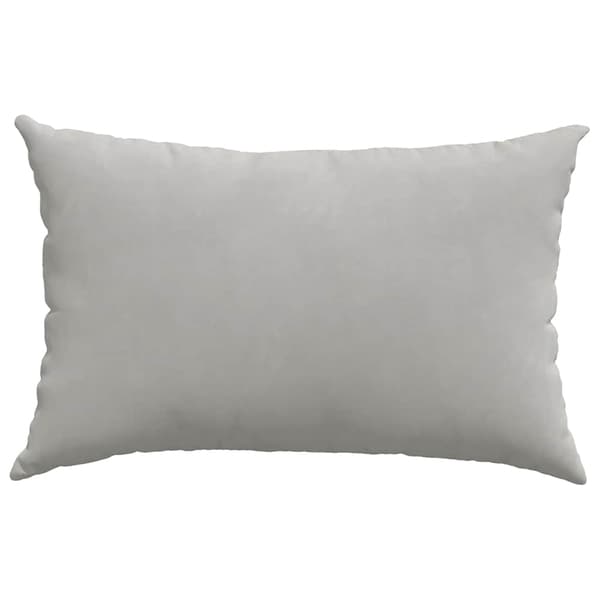 vidaXL Soffkuddar 2 st Ljusgrå 60 x 40 cm tyg