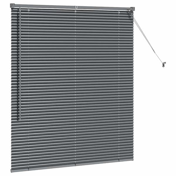 vidaXL Persienner Mörkgrå 130 x 110 cm Aluminium