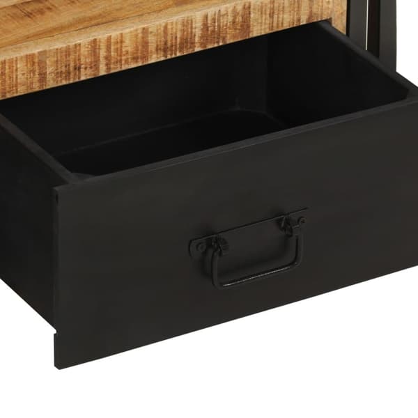 vidaXL TV-benk 120x30x40 cm heltre mango