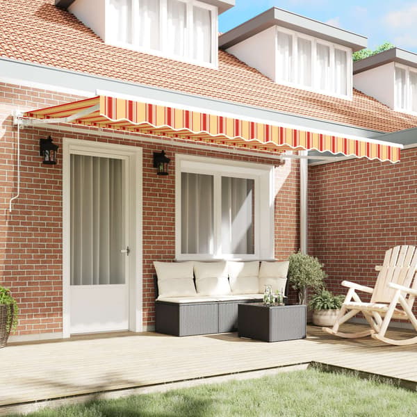vidaXL Reserveduk til markise Flerfarget 4 x 2 m Polyester
