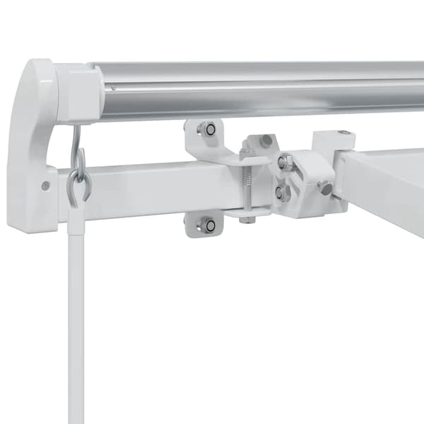 vidaXL Markisram Vit 3 x 2 m Metall