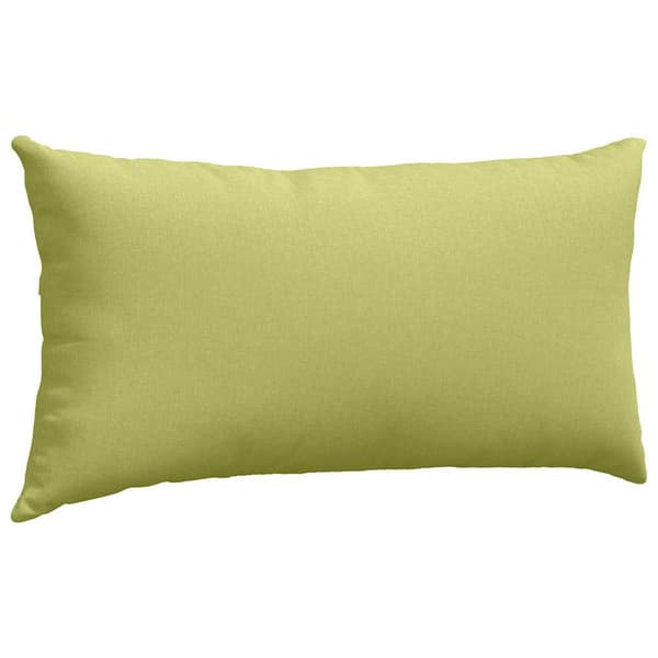 vidaXL Soffkuddar 2 st Ljusgrön 80 x 40 cm tyg