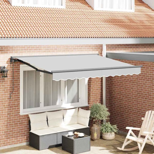 vidaXL Markiseramme Antrasitt 3,5 x 2 m Metall