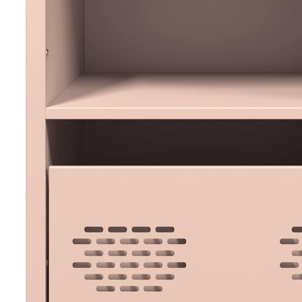 vidaXL Highboard rosa 68x39x103,5 cm stål