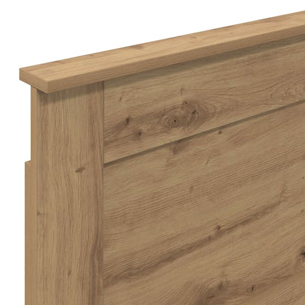 vidaXL Hodegavl med hodegjerde Artisan Eik 100 cm Konstruert tre