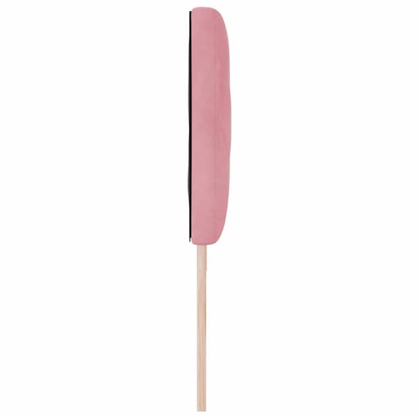 vidaXL Huvudgavel Rosa 180 cm Sammet