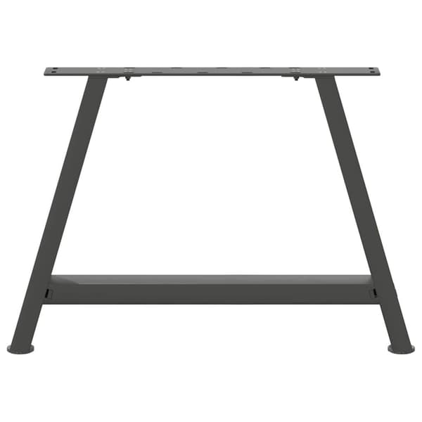 vidaXL Soffbordsben A-formade 2 st antracit 60x(42-43) cm stål