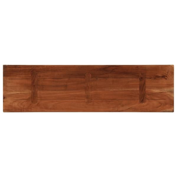 vidaXL Bordplate 120x30x3,8 cm rektangulær gjenvunnet heltre