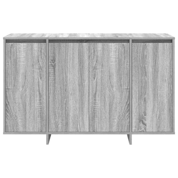 vidaXL Sideboard Grå sonoma 120 x 41 x 75 cm Konstruerat trä