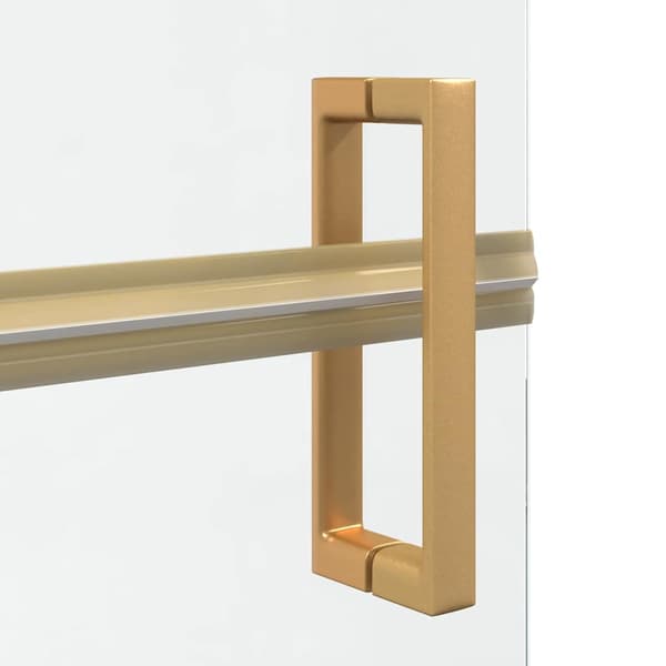 vidaXL Walk-In duschvägg Guld 70 x 6,5 x 190 cm