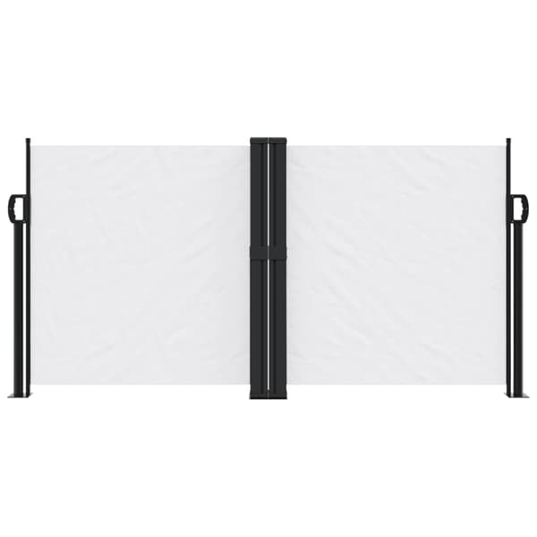 vidaXL Uttrekkbar sidemarkise 120x1000 cm hvit