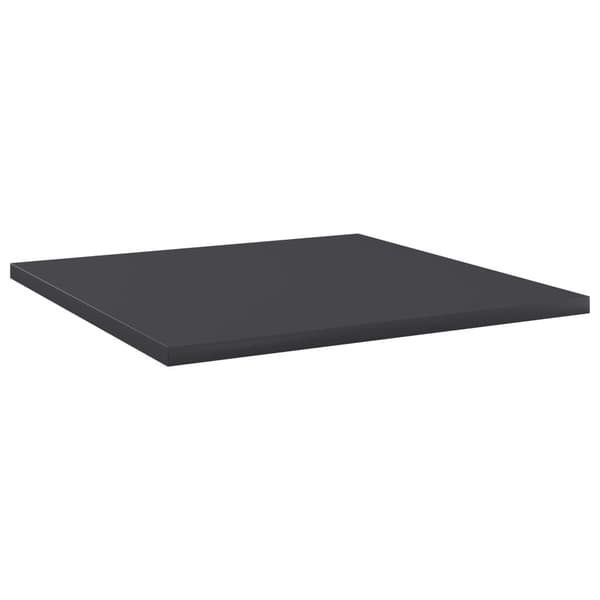 vidaXL Hyllplan 8 st grå 40x40x1,5 cm spånskiva